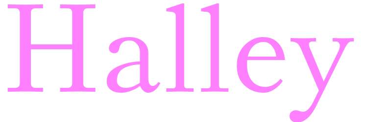 Halley - girls name