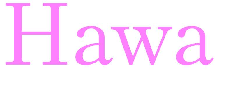 Hawa - girls name