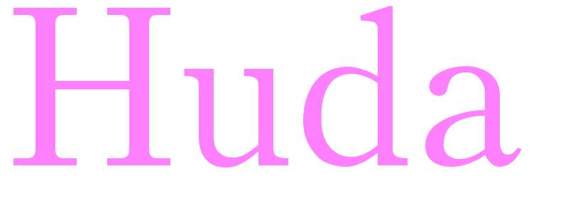 Huda - girls name