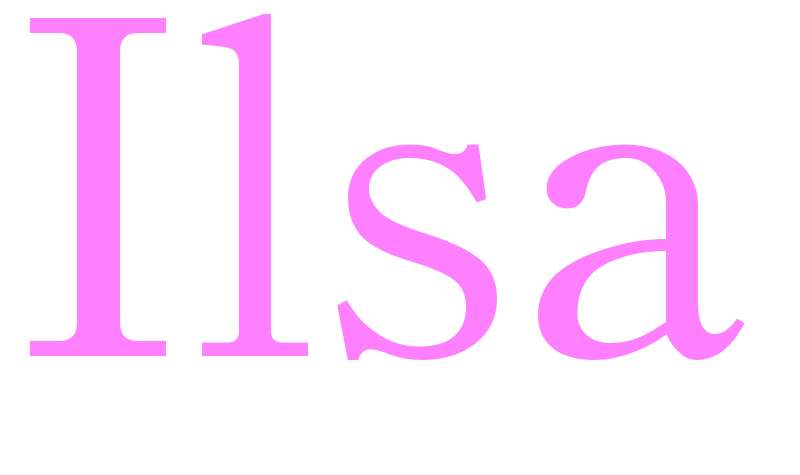 Ilsa - girls name