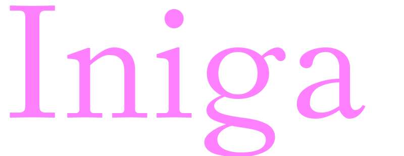 Iniga - girls name