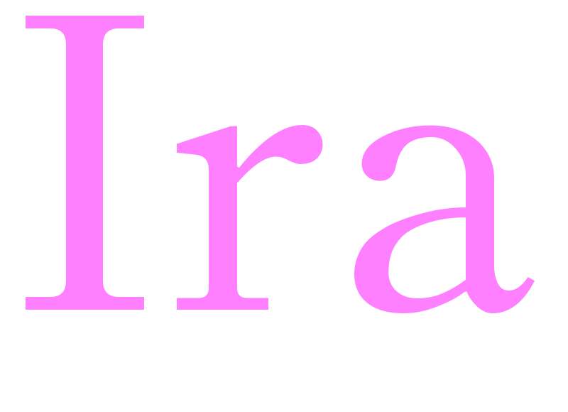 Ira - girls name
