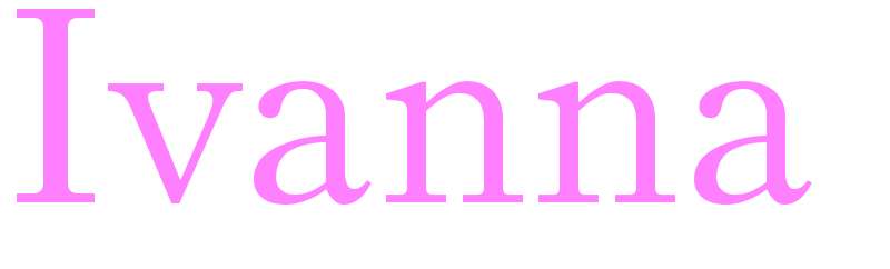 Ivanna - girls name