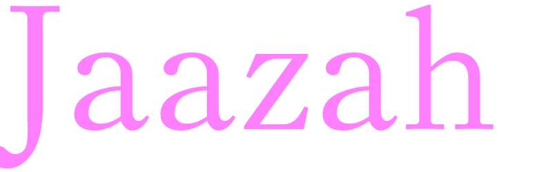 Jaazah - girls name
