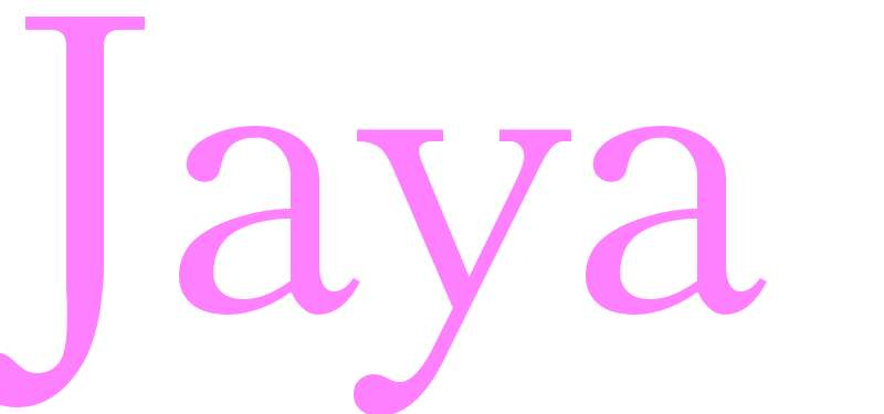 Jaya - girls name