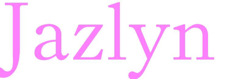 Jazlyn - girls name