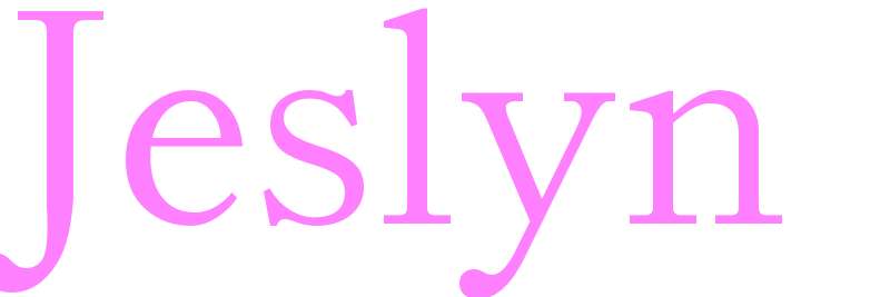Jeslyn - girls name