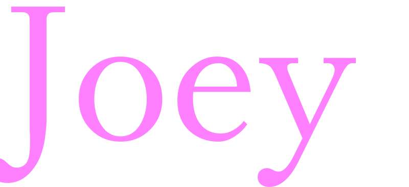 Joey - girls name