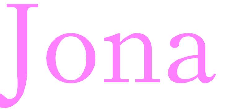 Jona - girls name