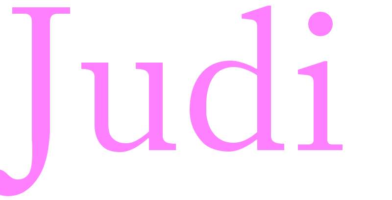Judi - girls name