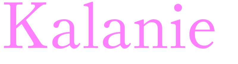 Kalanie - girls name