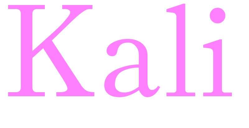 Kali - girls name