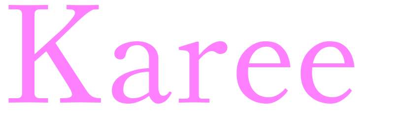 Karee - girls name