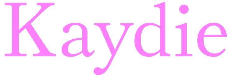 Kaydie - girls name