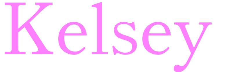 Kelsey - girls name