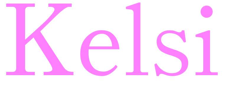 Kelsi - girls name