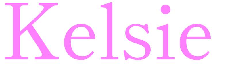 Kelsie - girls name
