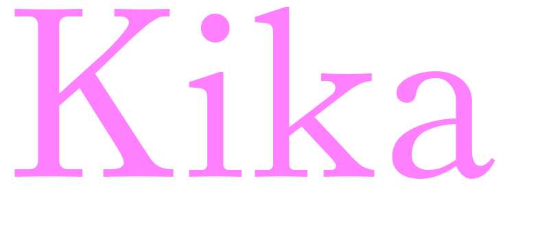 Kika - girls name