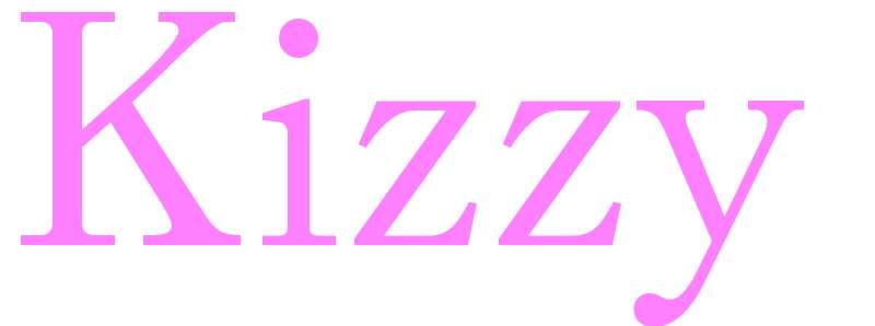 Kizzy - girls name