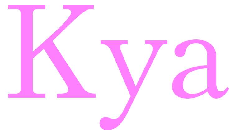 Kya - girls name