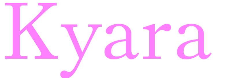 Kyara - girls name