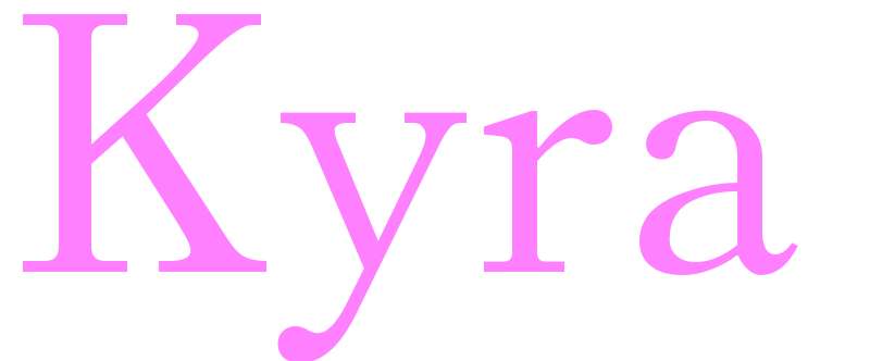 Kyra - girls name