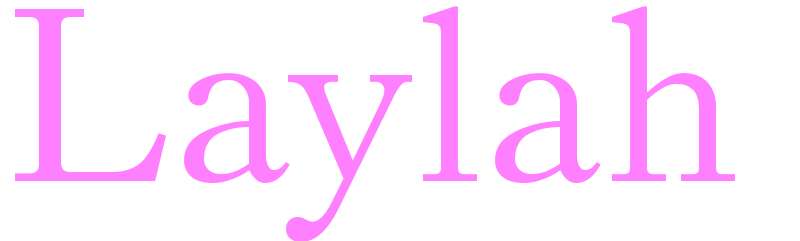 Laylah - girls name