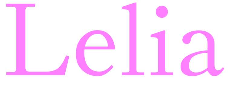 Lelia - girls name