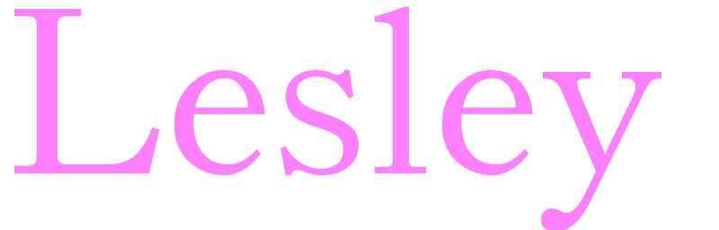 Lesley - girls name