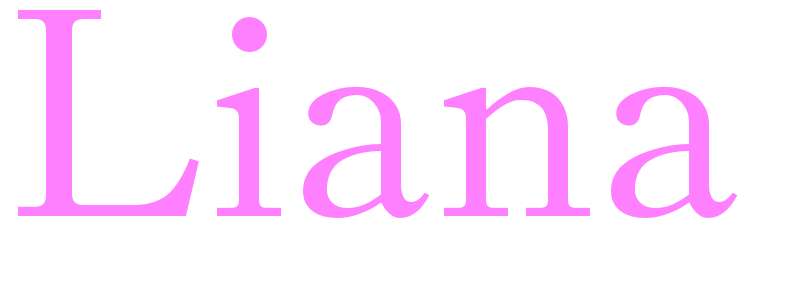 Liana - girls name