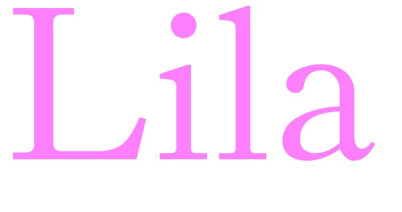 Lila - girls name