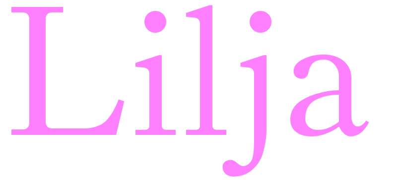 Lilja - girls name