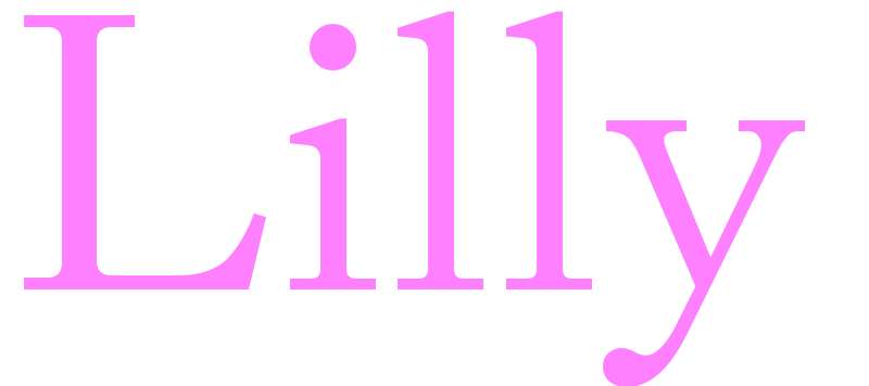 Lilly - girls name