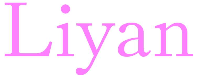 Liyan - girls name