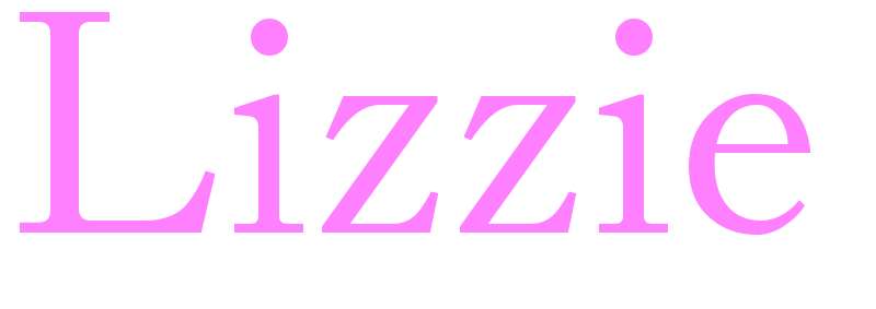 Lizzie - girls name