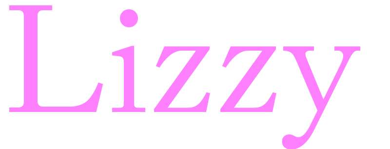 Lizzy - girls name
