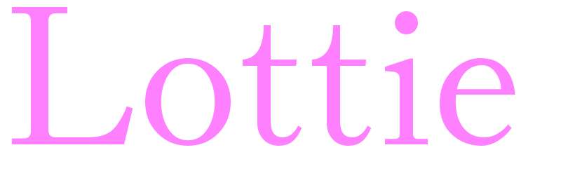 Lottie - girls name