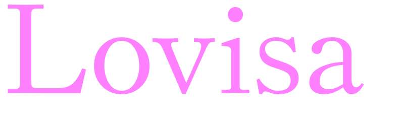 Lovisa - girls name