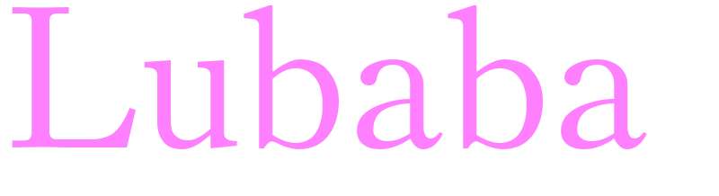 Lubaba - girls name