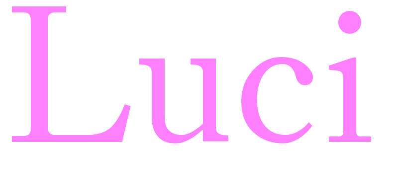 Luci - girls name
