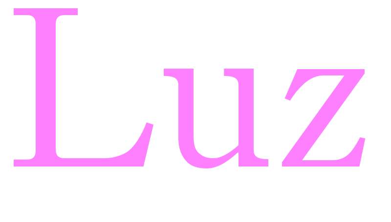 Luz - girls name