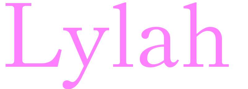 Lylah - girls name