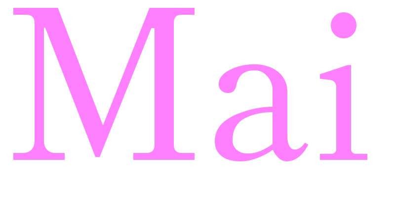 Mai - girls name