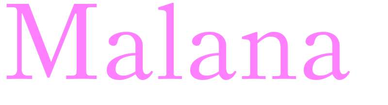 Malana - girls name