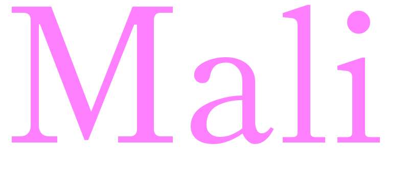 Mali - girls name