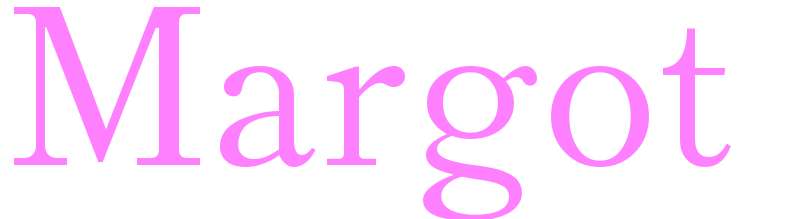 Margot - girls name