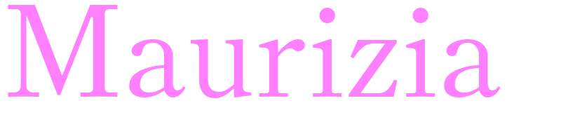 Maurizia - girls name