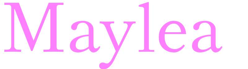 Maylea - girls name