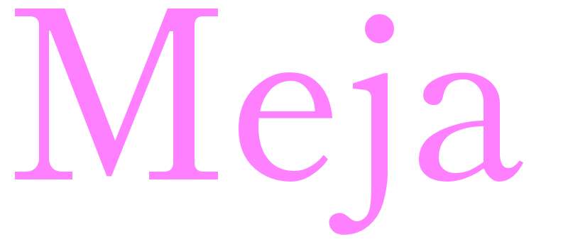 Meja - girls name