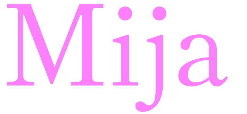 Mija - girls name